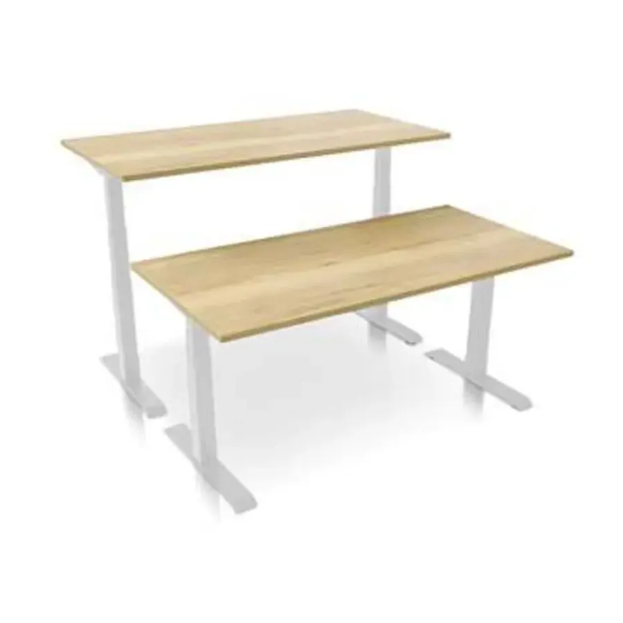 Zit-Sta-Bureaus-MRC PRO elektrisch ARBO zit-sta bureau 120x80 cm robuust eiken