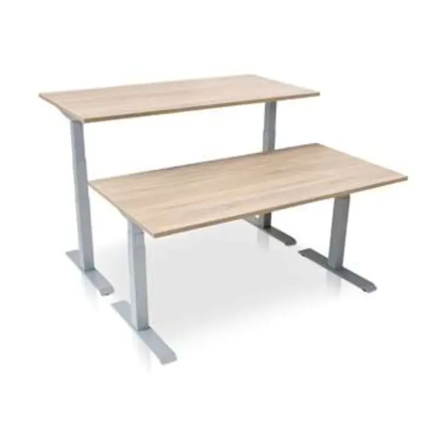 Zit-Sta-Bureaus-MRC PRO elektrisch ARBO zit-sta bureau - 120x80 cm - midden eiken