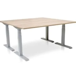 Zit-Sta-Bureaus-MRC PRO elektrisch ARBO zit-sta bureau - 120x80 cm - midden eiken