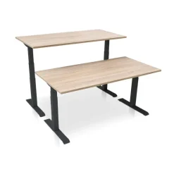 Zit-Sta-Bureaus-MRC PRO elektrisch ARBO zit-sta bureau - 180x80 cm - midden eiken