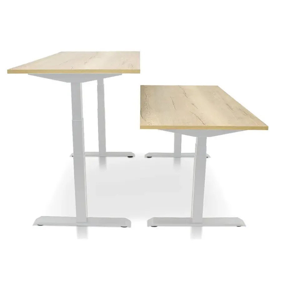 Zit-Sta-Bureaus-MRC PRO elektrisch ARBO zit-sta bureau - 180x80 cm robuust eiken