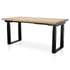 Lineaflex MRC MRC PRO Solid zit-sta bureau massief eiken blad 180x90 zwart NEN-EN527
