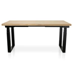 Lineaflex MRC MRC PRO Solid zit-sta bureau massief eiken blad 180x90 zwart NEN-EN527