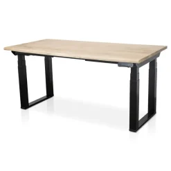Lineaflex MRC MRC PRO Solid zit-sta bureau massief boomstamblad 180x90 zwart NEN-EN527