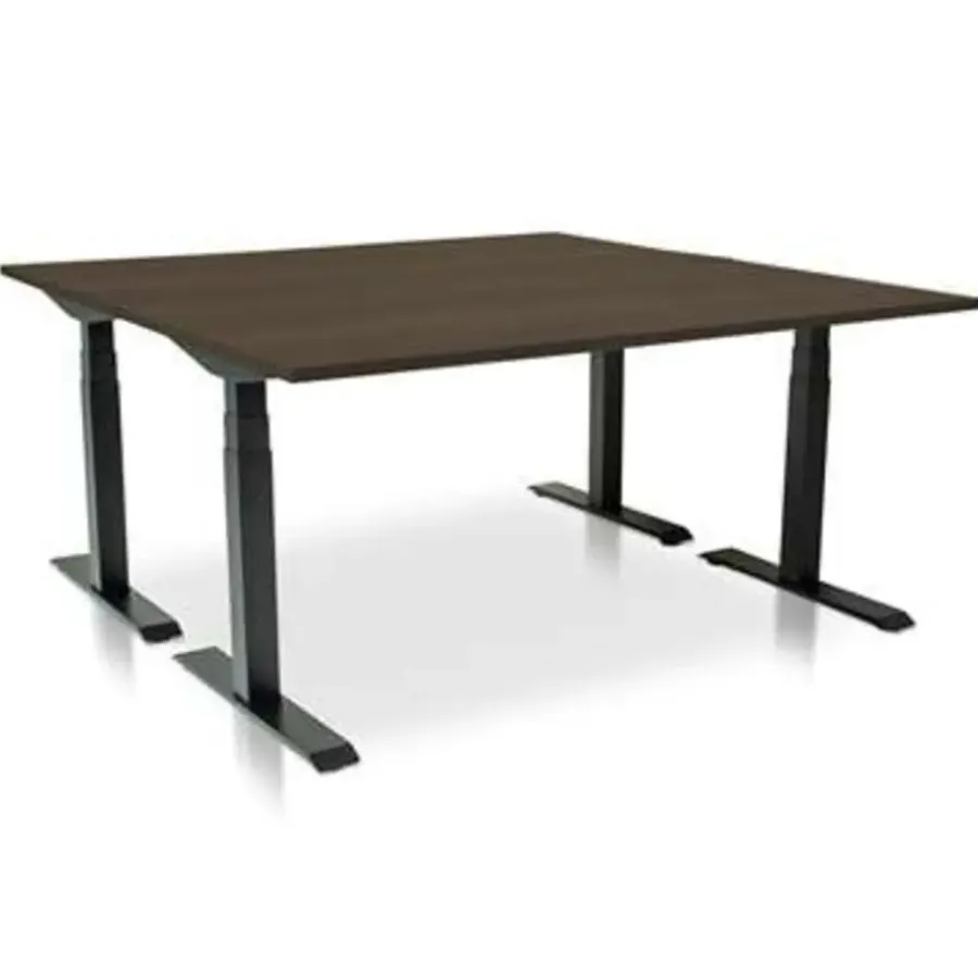 Zit-Sta-Bureaus-MRC PRO-L 2.0 elektrisch ARBO zit-sta bureau - 120x80 - bruin eiken