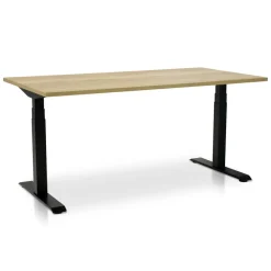 Zit-Sta-Bureaus-MRC PRO-L 2.0 elektrisch ARBO zit-sta bureau - 120x80 - robuust eiken