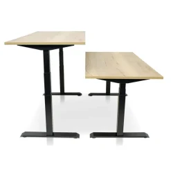 Zit-Sta-Bureaus-MRC PRO-L 2.0 elektrisch ARBO zit-sta bureau - 120x80 - robuust eiken
