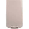 Prullenbakken-MSV badkamer/toilet pedaalemmer - beige - 3L - 15 x 27cm