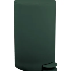 Prullenbakken-MSV kleine Pedaalemmer - kunststof - donkergroen - 3L - 27 cm