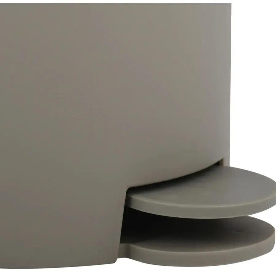 Prullenbakken-MSV Pedaalemmer - taupe - 3L - 15 x 27 cm
