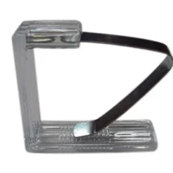 Tuindecoratie-MSV Tafelkleed klemmen - 4x - transparant - kunststof - 4 x 6 cm