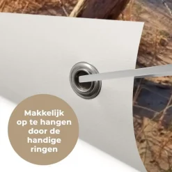 MuchoWow Tuinposter 120x80cm Strand Zee Nederland Duinen Zon