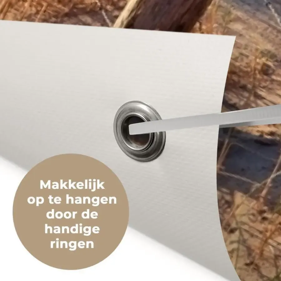 MuchoWow Tuinposter 120x80cm Strand Zee Nederland Duinen Zon