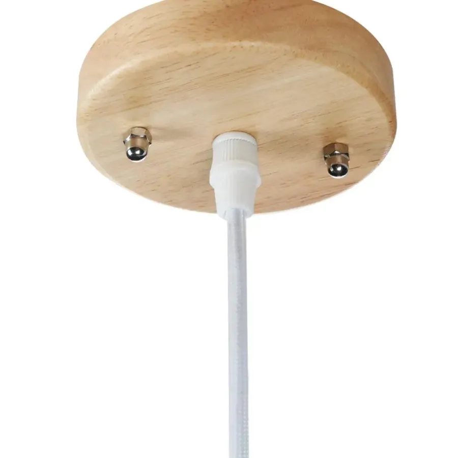 Hanglampen-Leen Bakker MURRELL - Hanglamp - Lichtbruin - Populierenhout