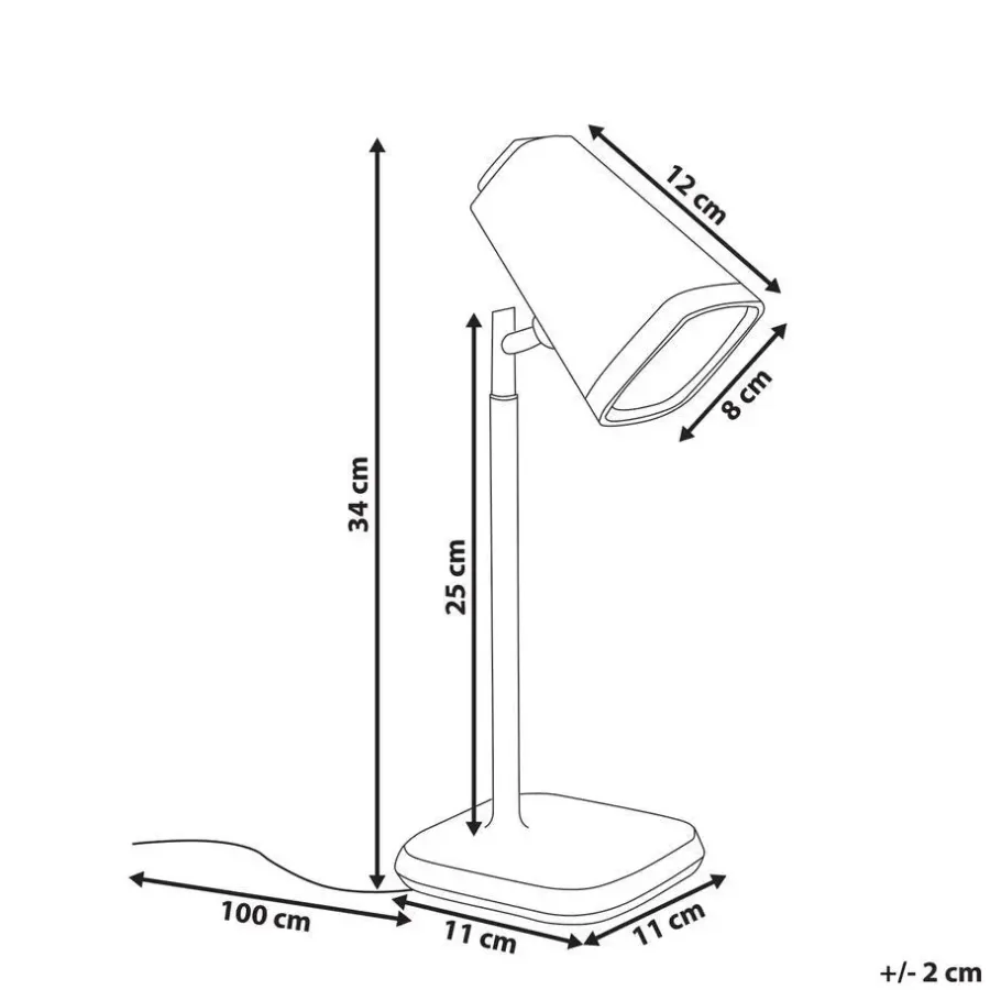Bureaulampen|Bureaulampen-Leen Bakker MUSCA - Bureaulamp LED - Zwart - Synthetisch materiaal