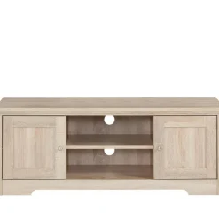 Tv Meubels-Loft24 Nanna - TV-meubel met 2 deuren in eiken effect