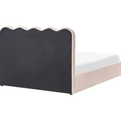 Twijfelaars-Leen Bakker NANTERRE - Bed met opbergruimte - Beige - 140 x 200 cm - Bouclé