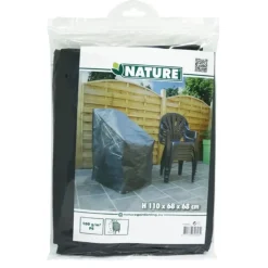Nature Product – grijs – kunststof – 68x68x110 cm – tuinstoelen