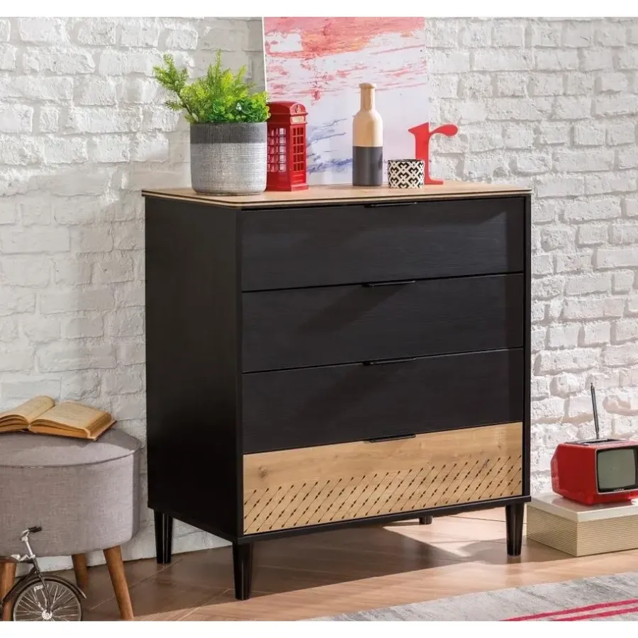 Ladekasten|Ladekasten-Leen Bakker New York commode jongenskamer tienerkamer