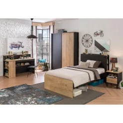 Leen Bakker New York schuifdeur kledingkast tienerkamer