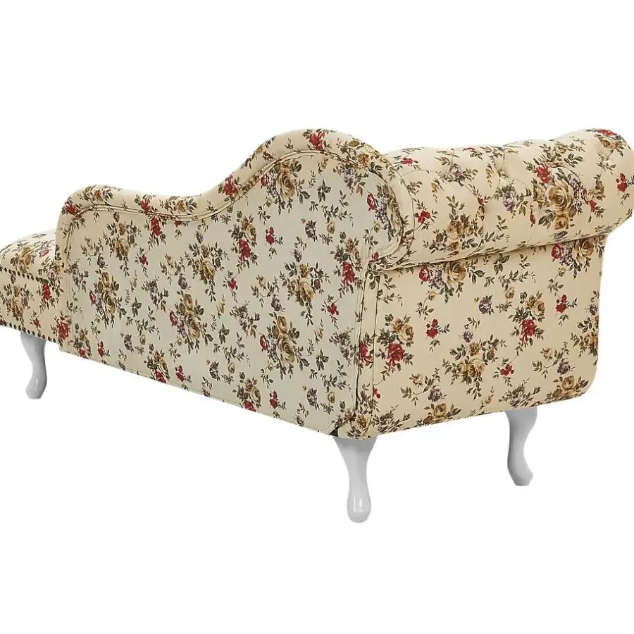 Loveseats-Beliani NIMES - Chaise longue - Multicolor - Linkerzijde - Polyester