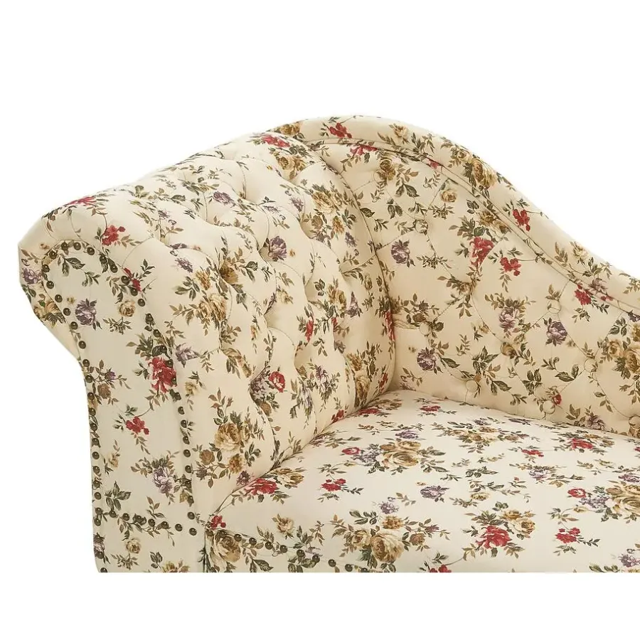 Loveseats-Beliani NIMES - Chaise longue - Multicolor - Linkerzijde - Polyester
