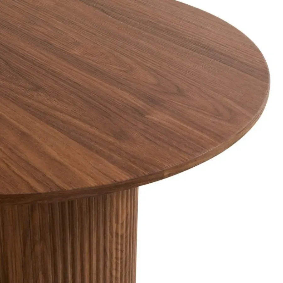 HomeMixx Nora Bijzettafel - Ø40cm Walnoot