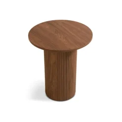 HomeMixx Nora Bijzettafel - Ø40cm Walnoot