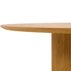 Industriële Eettafels|Ronde Eettafels-HomeMixx Nora Eettafel - Ø120cm Naturel