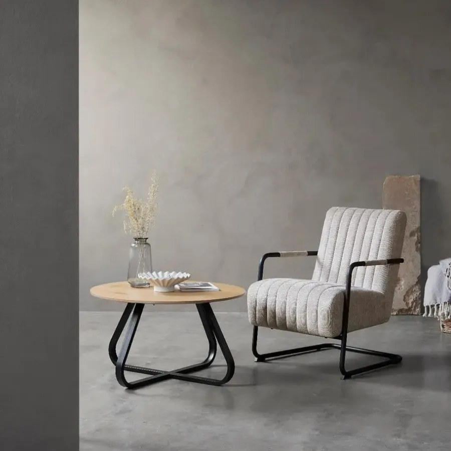 Fauteuils-Nordic Home - Irene fauteuil - zand