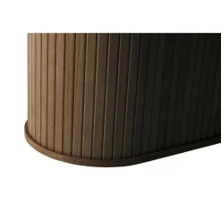 Houten Eettafels|Ovale Eettafels-Nordic Home - Kelly ovale eettafel 95x180 cm - donkerbruin