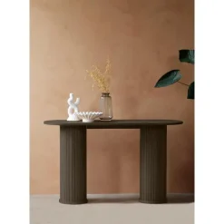 Sidetables-Nordic Home - Kelly sidetable 130 cm - donkerbruin
