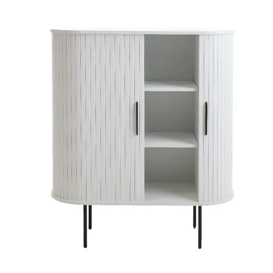Dressoirs-Nordic Home - Kelly wandkast hout - wit