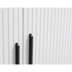 Dressoirs-Nordic Home - Kelly wandkast hout - wit