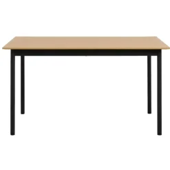 Rechthoekige Eettafels-Nordic Home - Meya eettafel 85x140 cm - naturel