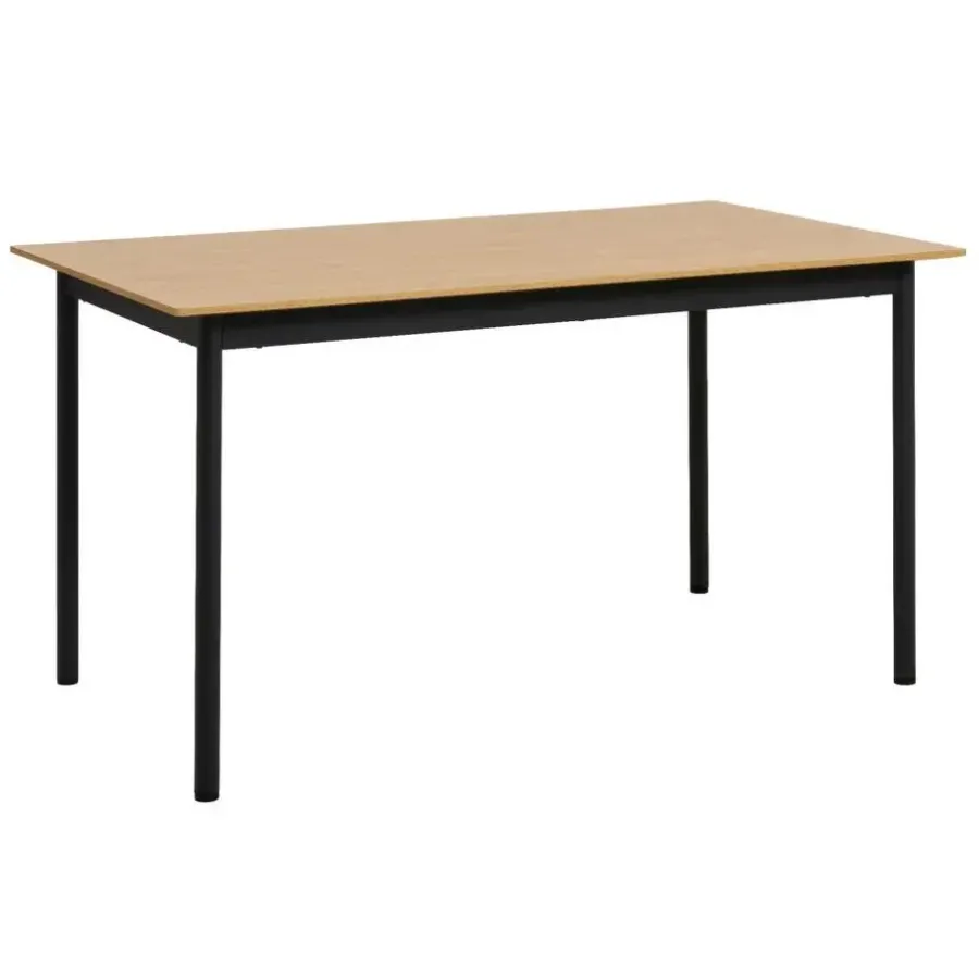 Rechthoekige Eettafels-Nordic Home - Meya eettafel 85x140 cm - naturel