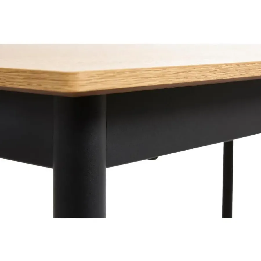 Rechthoekige Eettafels-Nordic Home - Meya eettafel 85x140 cm - naturel