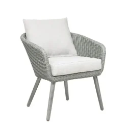 Bistro- & Balkonsets-Nordic Home - Seth bistro set wicker - grijs/hout
