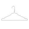 Nordix Kledinghangers set 75 stuks Metaal Zwart Draadhanger Kleerhangers