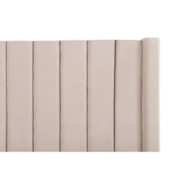 Beliani NOYERS - Bed met opbergruimte - Roze - 160 x 200 cm - Fluweel