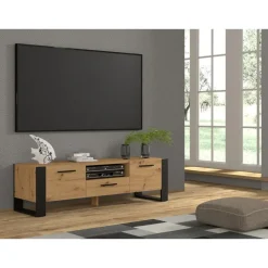 Homlando NUKA TV meubel ladekast 160 cm eiken artisan