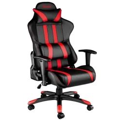 Gamestoelen-Ocazi Chicago Gaming stoel - Bureaustoel - Zwart/Rood