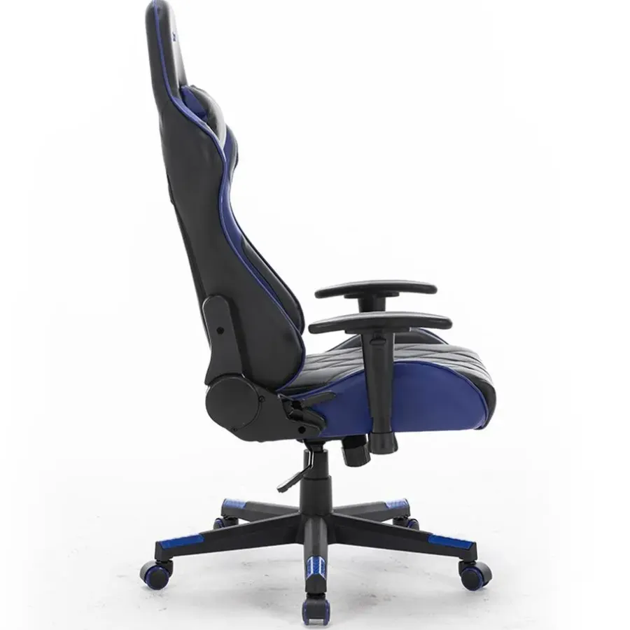 Gamestoelen-Ocazi Nevada Gaming stoel - Bureaustoel - Zwart/Blauw