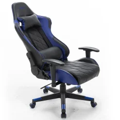 Gamestoelen-Ocazi Nevada Gaming stoel - Bureaustoel - Zwart/Blauw