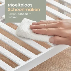 O'DADDY Bamboe Schoenenrek - 3 Laags - Voor 12 Paar - Wit - 70x26x55 cm