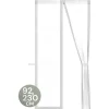 O'DADDY Deurgordijn Deluxe FIBER 92x230 - Magnetisch Vliegengordijn Wit