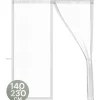 Raam En Deurhorren-O'DADDY Deurgordijn Deluxe FIBER 140x230 - Magnetisch Vliegengordijn Wit