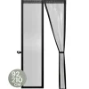 O'DADDY Deurgordijn Deluxe FIBER - Magnetisch Vliegengordijn 92x210 Zwart