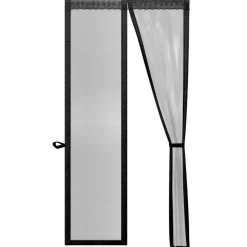 O'DADDY Deurgordijn Deluxe FIBER - Magnetisch Vliegengordijn 92x220 Zwart