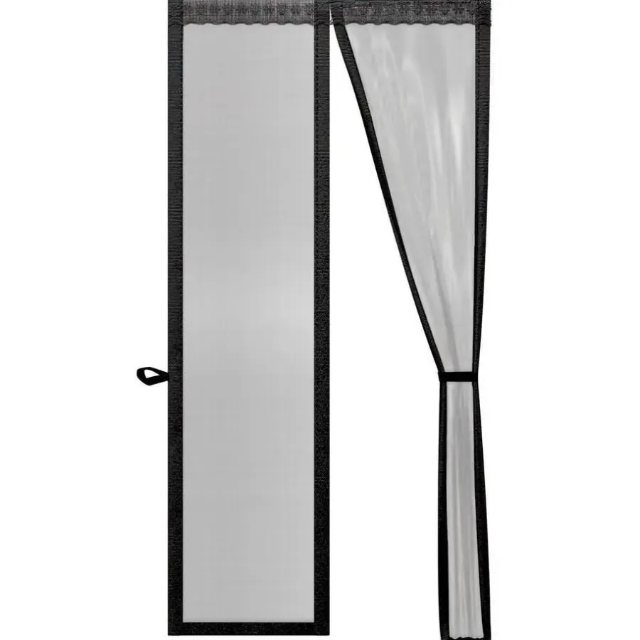 O'DADDY Deurgordijn Deluxe FIBER - Magnetisch Vliegengordijn 92x220 Zwart